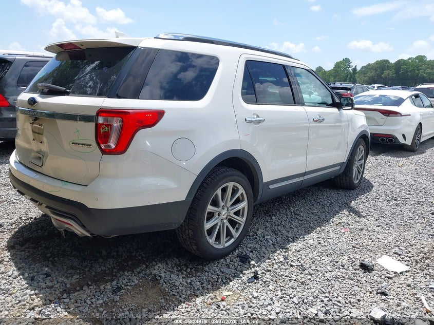 Vin: 1fm5k7f81ggc89778, lot: 46323860, ford explorer limited 20164