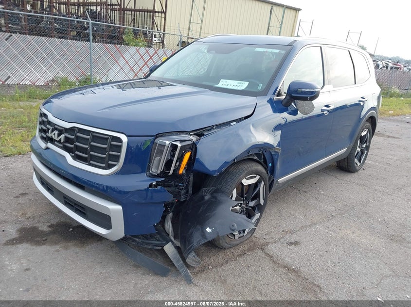 Vin: 5xyp6dgc8sg588165, lot: 46323878, kia telluride s 20252