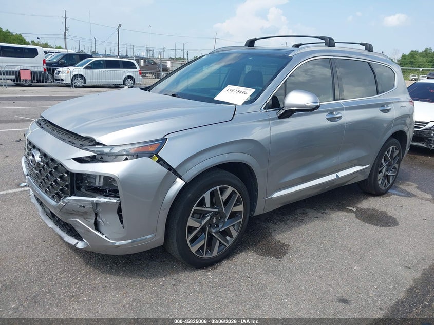 Vin: 5nms54al2nh453733, lot: 46323887, hyundai santa fe calligraphy 20222
