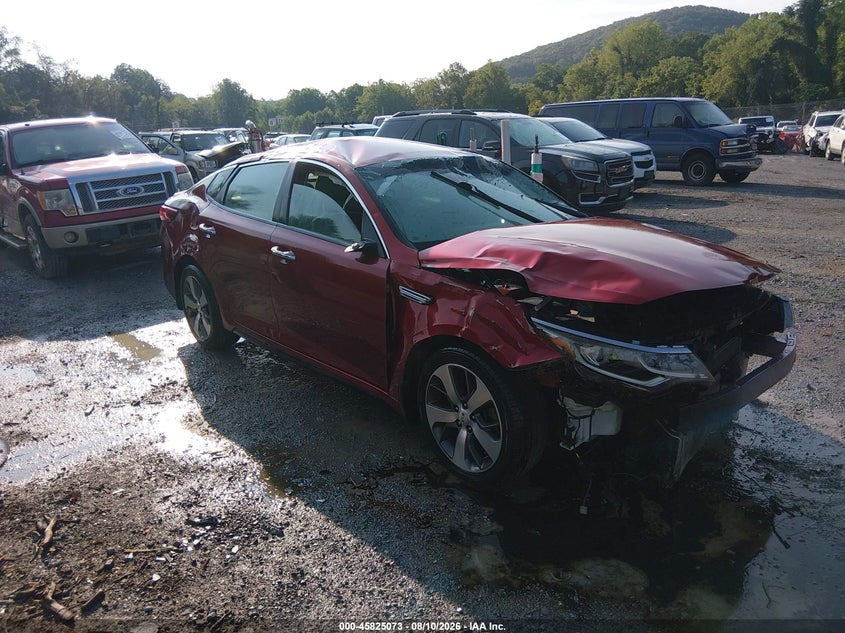 Vin: 5xxgt4l39kg309597, lot: 46323954, kia optima s 2019 img_1