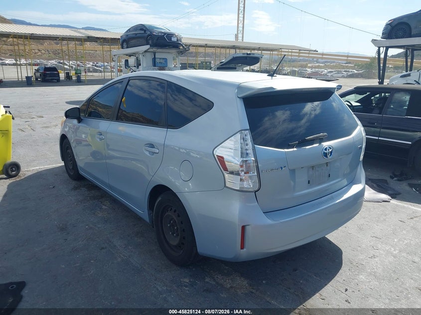 Vin: jtdzn3eu0e3312718, lot: 46324005, toyota prius v two 20143