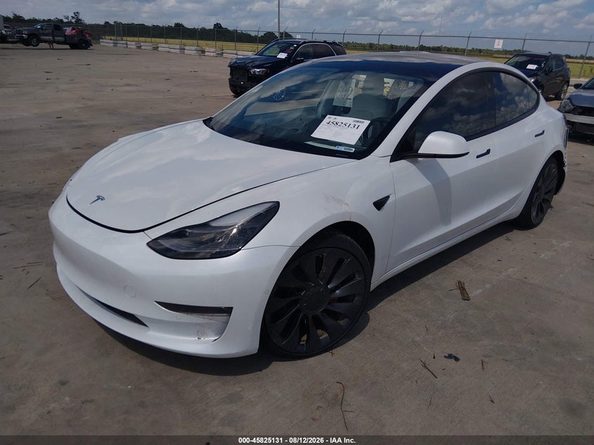 2021 TESLA MODEL 3 auction photo 2