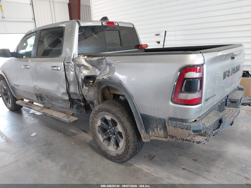 Vin: 1c6srflt1kn687493, lot: 46324025, ram 1500 rebel  4x4 5'7 box 20193