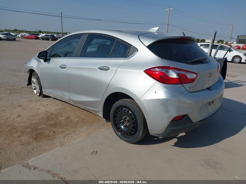 Vin: 3g1be6sm6ks560610, lot: 46324030, chevrolet cruze lt 20193