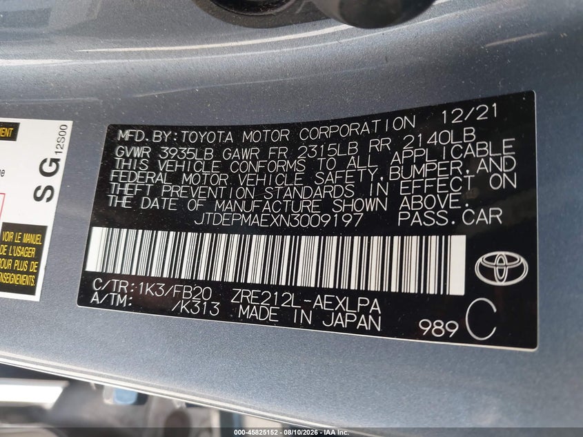 TOYOTA COROLLA - zdjęcie 9