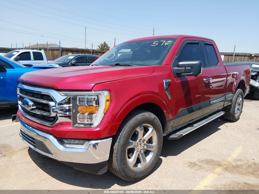 Vin: 1ftex1c53nfa50538, lot: 46324035, ford f-150 xlt 20222