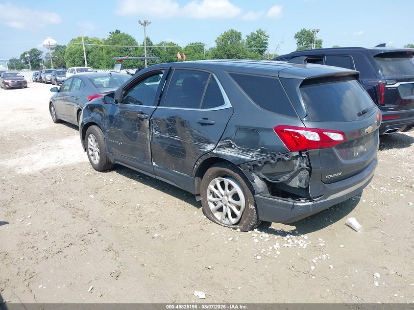 Vin: 3gnaxkevxll345227, lot: 46324079, chevrolet equinox fwd lt 1.5l turbo 20203