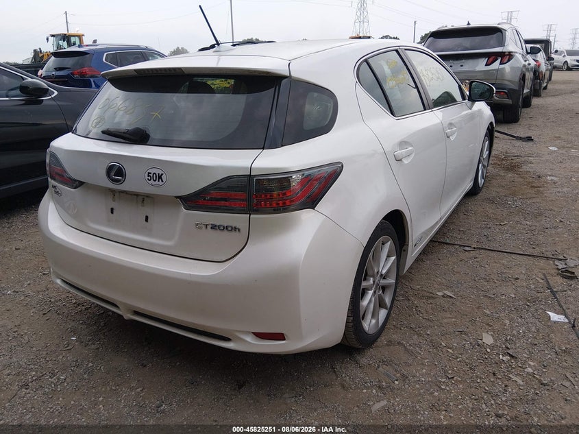 Vin: jthkd5bh3c2066837, lot: 46324132, lexus ct 200h premium 20124