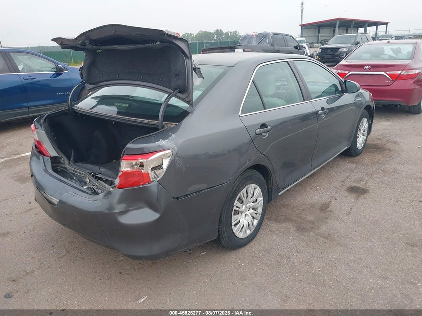 Vin: 4t1bd1fk2cu036292, lot: 46324158, toyota camry hybrid le 20124