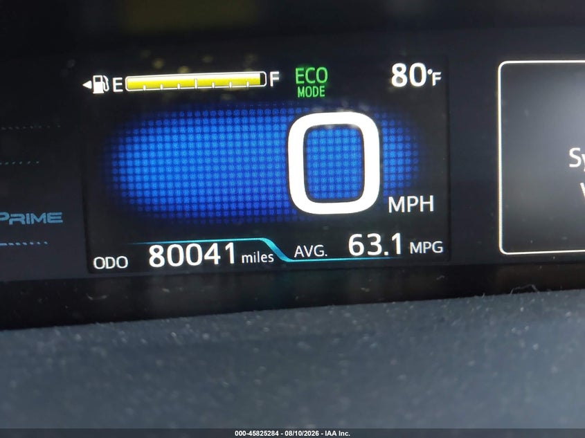 2017 TOYOTA PRIUS HATCHBACK 1.8L I-4 DOHC, VVT, 95HP