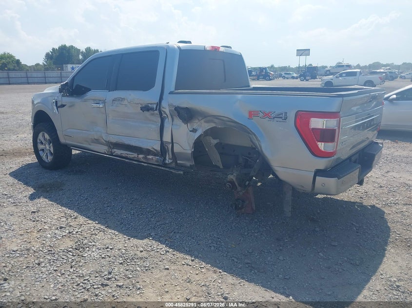 Vin: 1ftfw1ed1mfc45936, lot: 46324172, ford f-150 platinum 20213