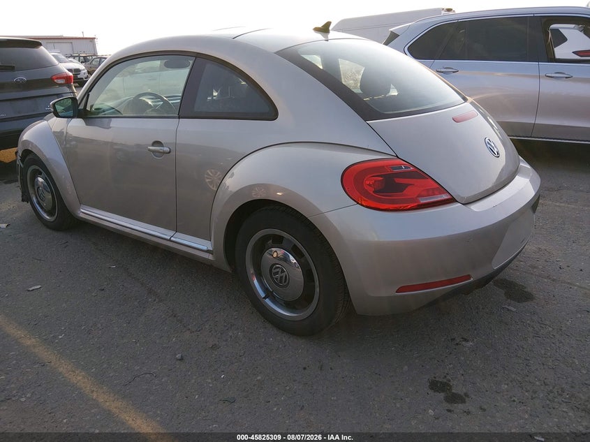 Vin: 3vwjp7at7dm621222, lot: 46324190, volkswagen beetle 2.5l 20134