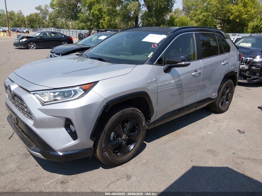 Vin: jtmewrfv7ld540860, lot: 46324200, toyota rav4 hybrid xse 20202