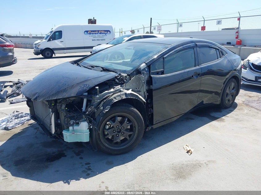 Vin: jtdadabu5p3005881, lot: 46324214, toyota prius le awd-e 20232
