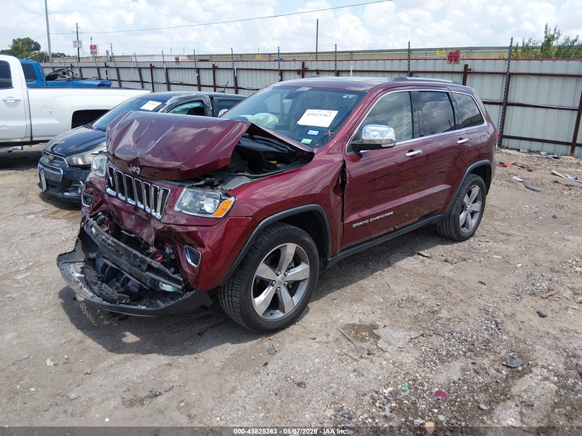 Vin: 1c4rjebg3gc320966, lot: 46324244, jeep grand cherokee limited 20162
