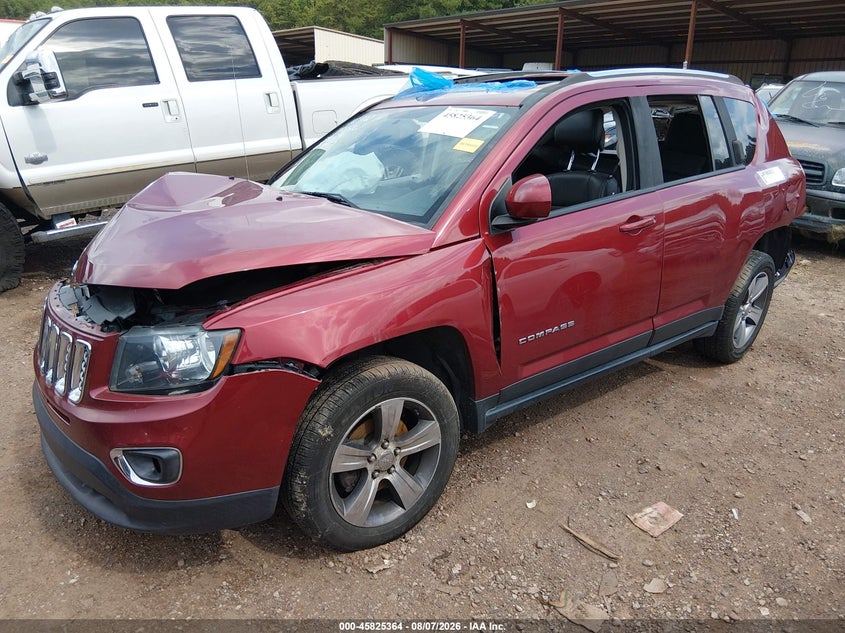 Vin: 1c4njcea6gd806885, lot: 46324245, jeep compass high altitude edition 20162