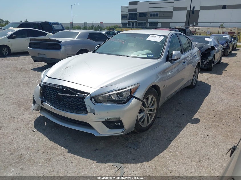 Vin: jn1cv7ap8jm241322, lot: 46324263, infiniti q50 2.0t pure 20182