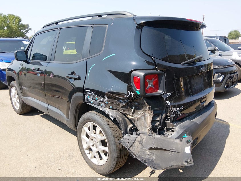 Vin: zacnjbbbxlpl53175, lot: 46324272, jeep renegade latitude 4x4 20203