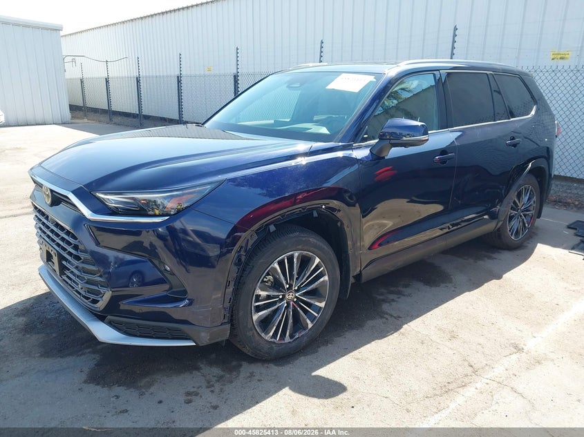 Vin: 5tdadab52ts040525, lot: 46324294, toyota grand highlander hybrid max platinum 20262