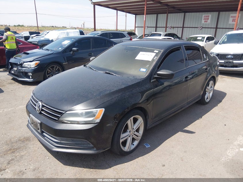 Vin: 3vw1k7aj2fm403897, lot: 46324302, volkswagen jetta 2.0l s 20152