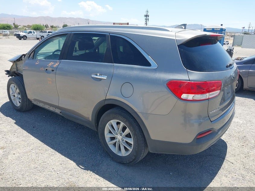 Vin: 5xypg4a35hg273239, lot: 46324332, kia sorento 2.4l lx 20173