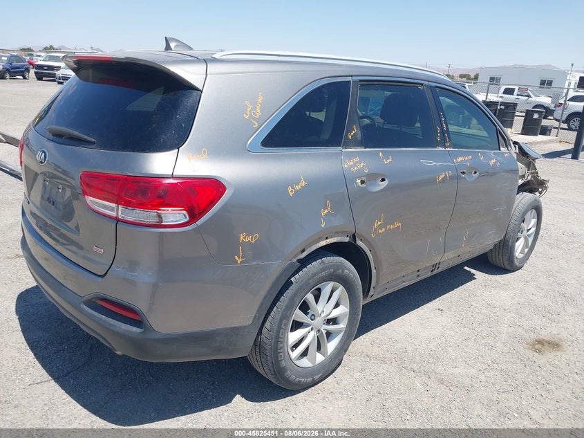 Vin: 5xypg4a35hg273239, lot: 46324332, kia sorento 2.4l lx 20174