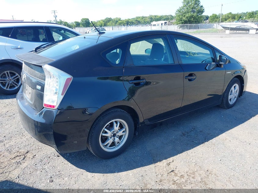 Vin: jtdkn3du6a0181258, lot: 46324343, toyota prius ii 20104