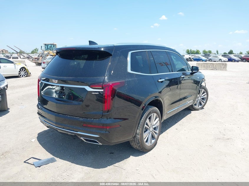Vin: 1gykpdrs6sz126498, lot: 46324345, cadillac xt6 awd premium luxury 20254