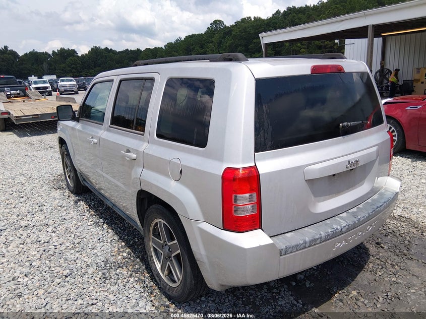 Vin: 1j4nt2gb8ad519530, lot: 46324351, jeep patriot sport 20103