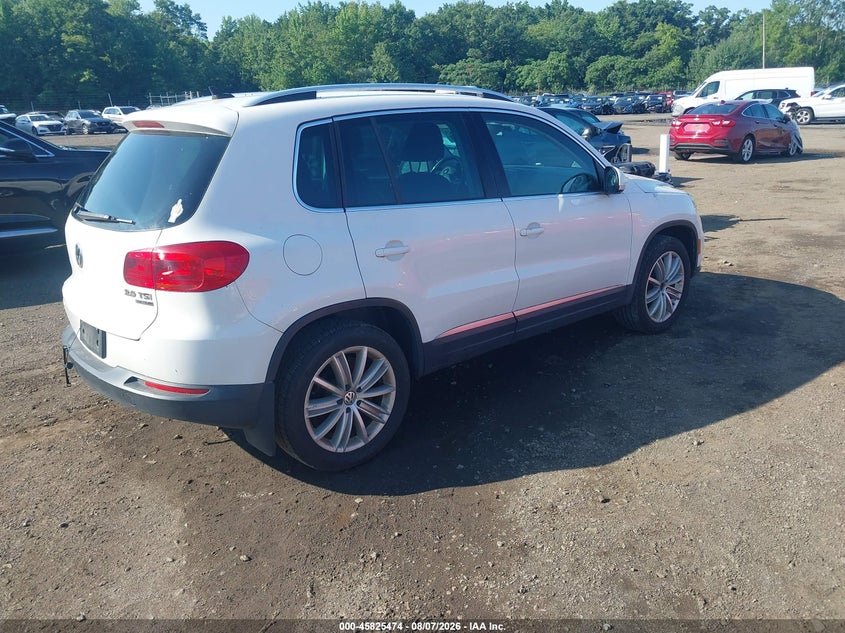 Vin: wvgbv3ax2dw067768, lot: 46324355, volkswagen tiguan se 20134