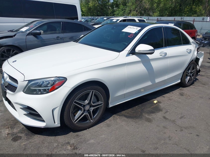 Vin: 55swf8eb0lu329979, lot: 46324359, mercedes-benz c 300 4matic 20202