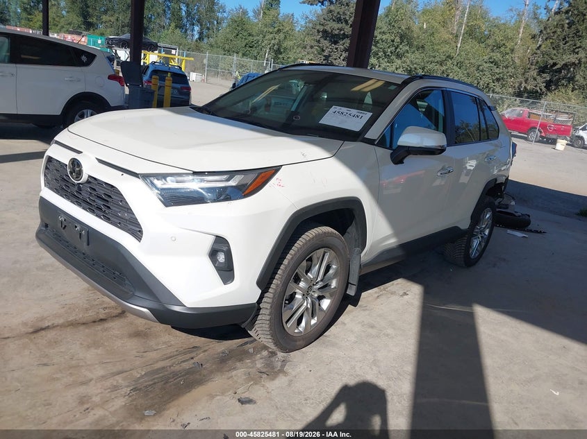 Vin: 2t3n1rfv9nw325260, lot: 46324362, toyota rav4 limited 20222