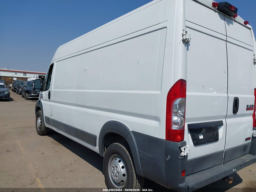 Vin: 3c6urvhd9fe510480, lot: 46324365, ram promaster 3500 high roof 20153
