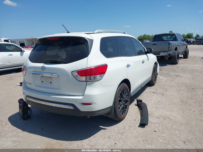 Vin: 5n1ar2mn5gc612274, lot: 46324370, nissan pathfinder s 20164