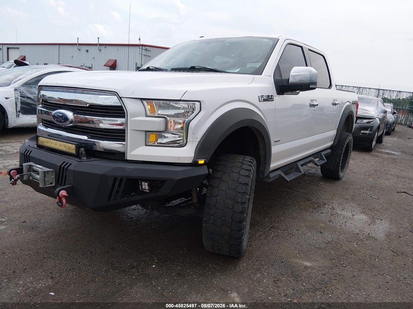 Vin: 1ftew1eg6fkd95699, lot: 46324378, ford f-150 lariat 20152
