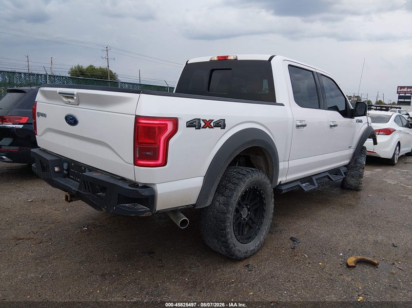 Vin: 1ftew1eg6fkd95699, lot: 46324378, ford f-150 lariat 20154