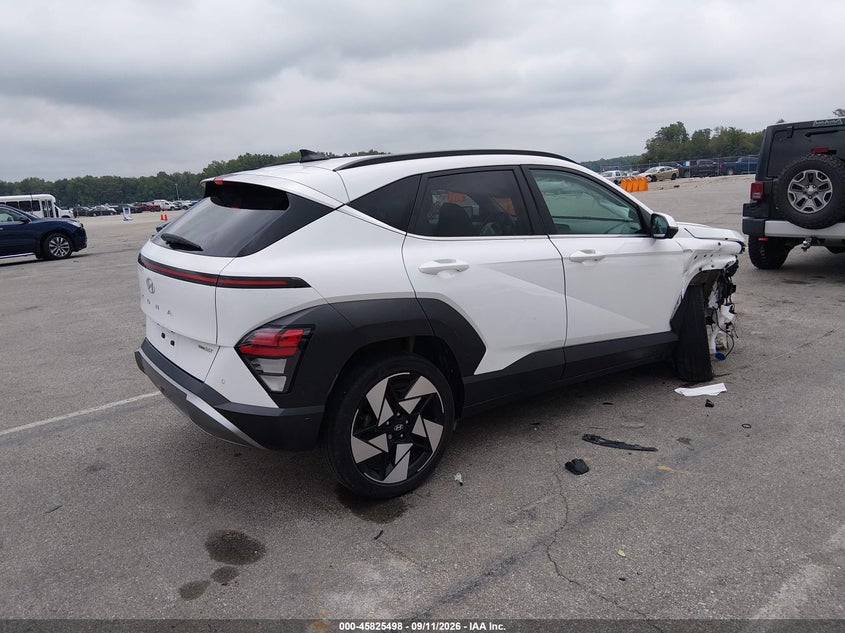 Vin: km8heca38ru043467, lot: 46324379, hyundai kona limited 20244