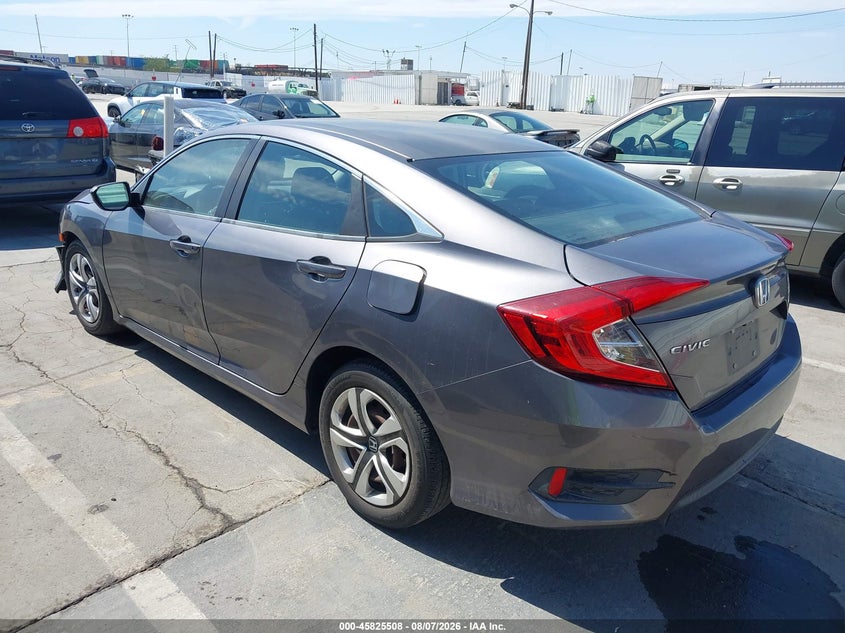 Vin: 2hgfc2f5xjh516462, lot: 46324389, honda civic lx 20183