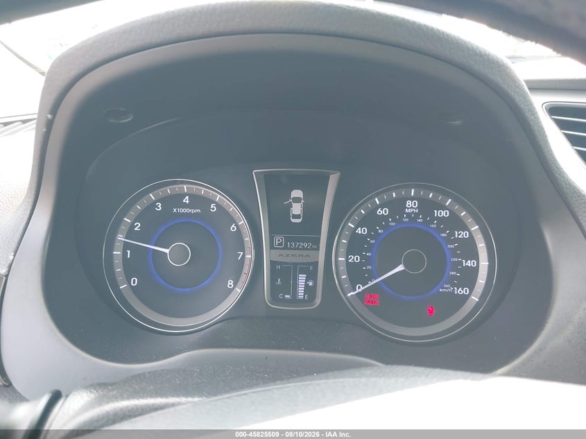 2013 HYUNDAI AZERA auction photo 7