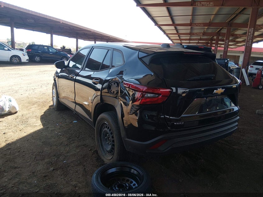 Vin: kl77lfe22rc204150, lot: 46324397, chevrolet trax fwd sp 20243