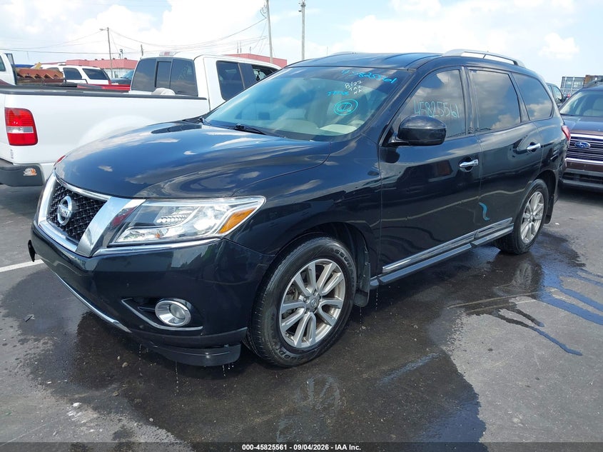 Vin: 5n1ar2mn9fc696744, lot: 46324442, nissan pathfinder sl 20152
