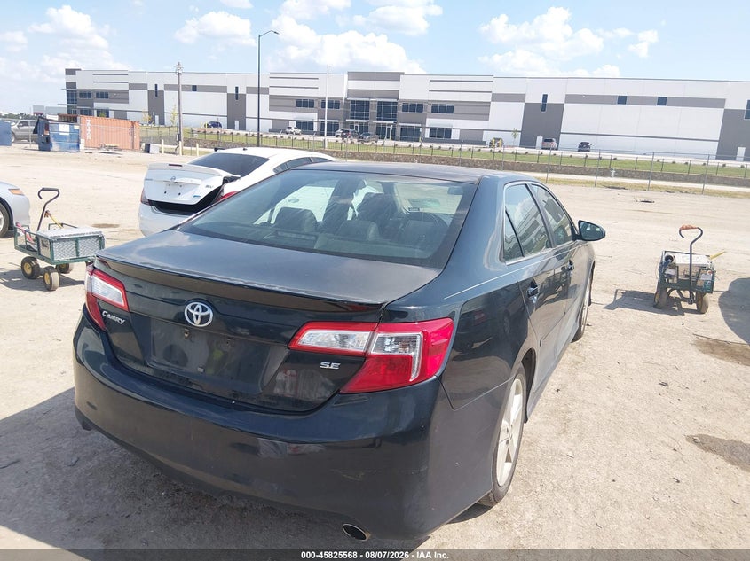 Vin: 4t1bf1fk2eu755460, lot: 46324449, toyota camry se 20144