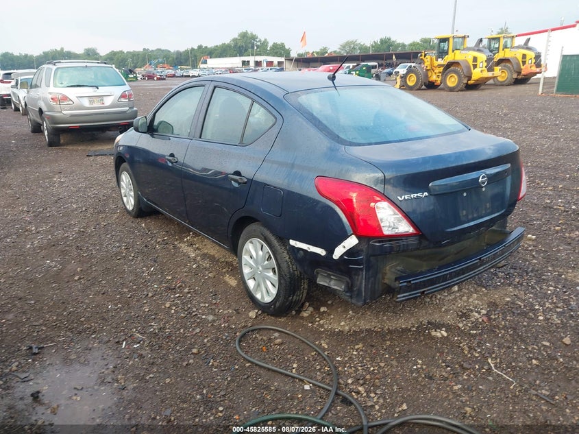 Vin: 3n1cn7ap2fl808917, lot: 46324466, nissan versa 1.6 s 20153