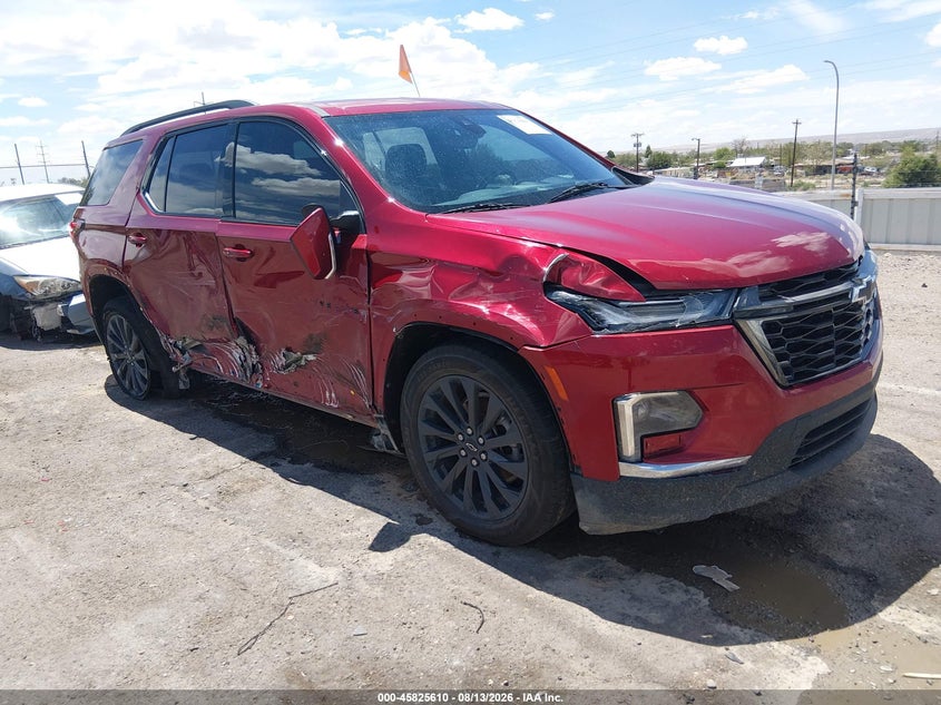 Vin: 1gnevjkw2nj112144, lot: 46324491, chevrolet traverse awd rs 2022 img_1