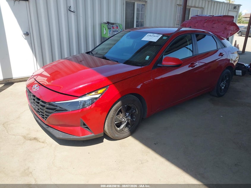 Vin: kmhll4ag3mu198106, lot: 46324497, hyundai elantra se 20212