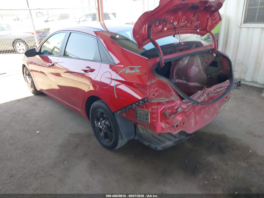 Vin: kmhll4ag3mu198106, lot: 46324497, hyundai elantra se 20213