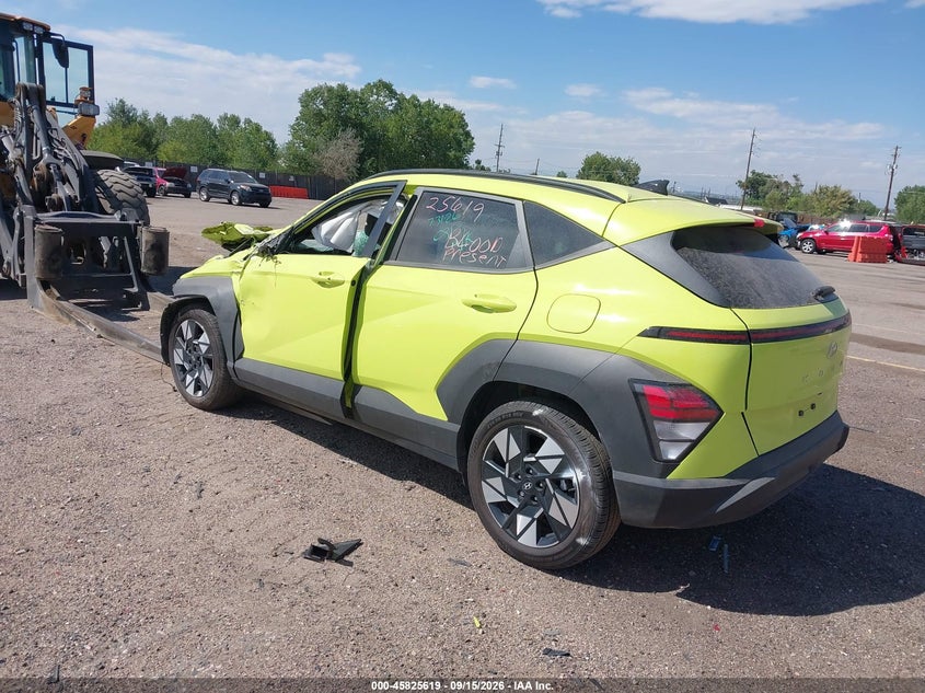 Vin: km8hb3ab3su264626, lot: 46324500, hyundai kona sel 20253