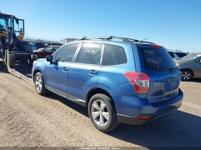 Vin: jf2sjabc6fh553928, lot: 46324520, subaru forester 2.5i 20153