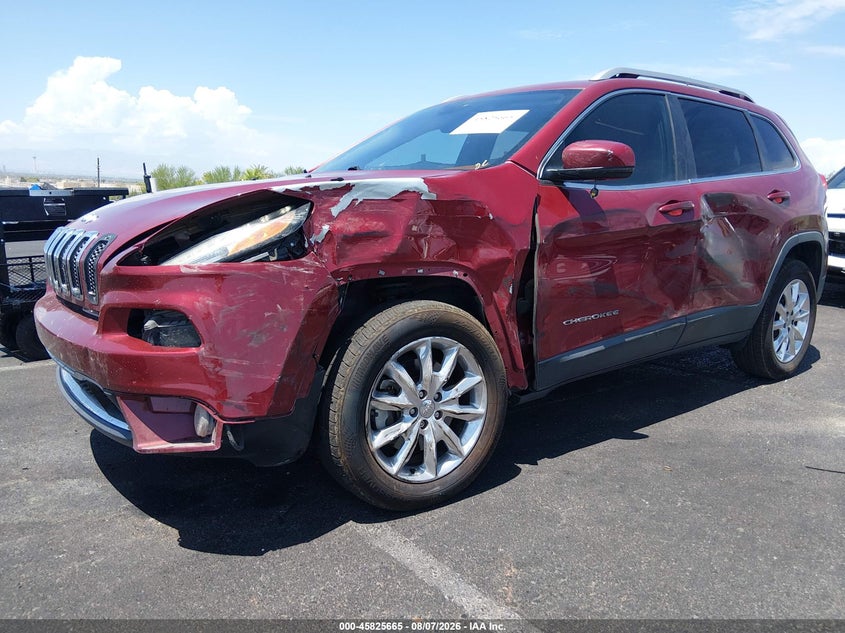 Vin: 1c4pjmds4fw739862, lot: 46324546, jeep cherokee limited 20152