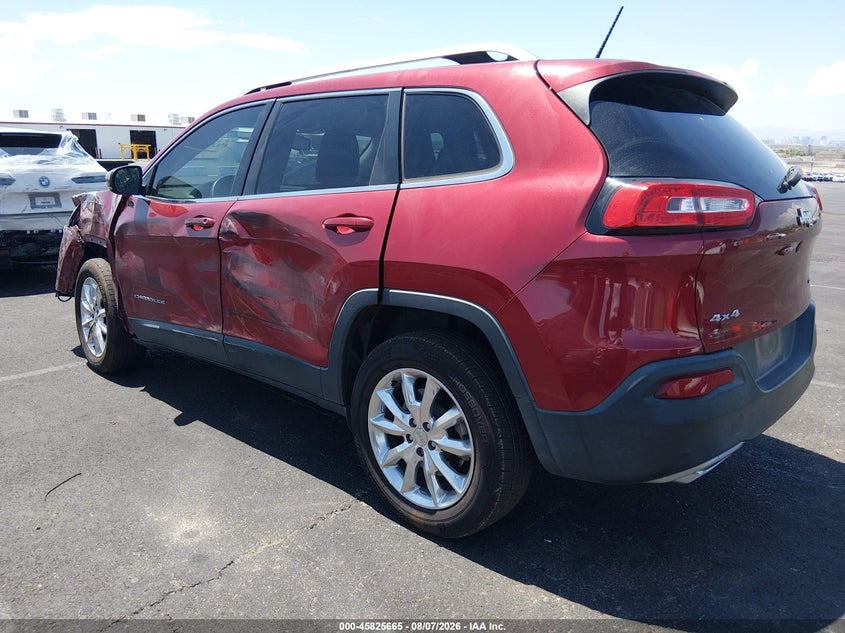 Vin: 1c4pjmds4fw739862, lot: 46324546, jeep cherokee limited 20153